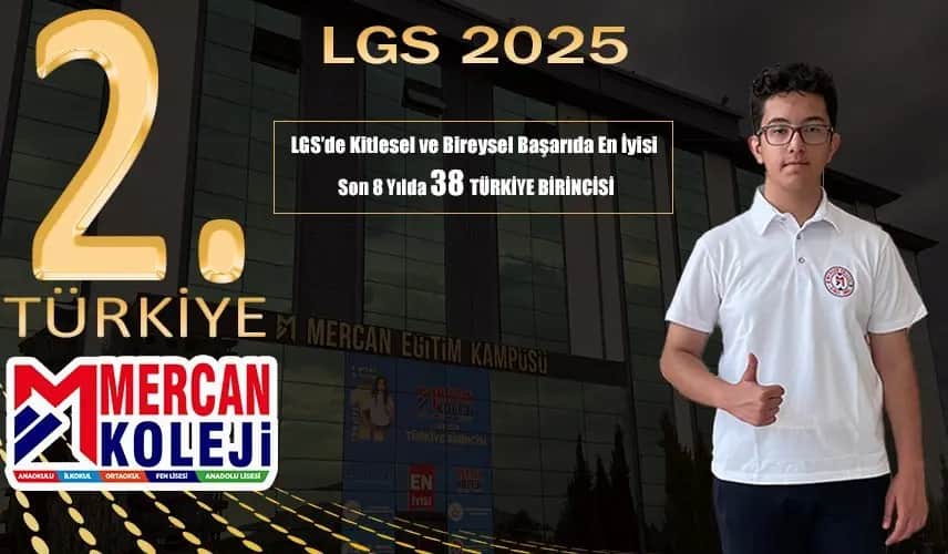 Mercan koleji LGS'de zirveyi gelenek haline getirdi