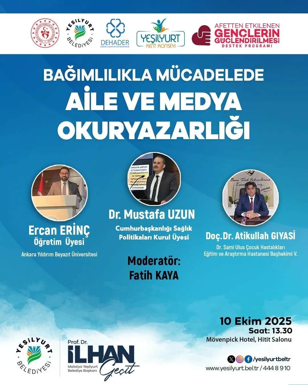 Yeşilyurt Belediyesi’nden Gençlere Yönelik Farkındalık Paneli!
