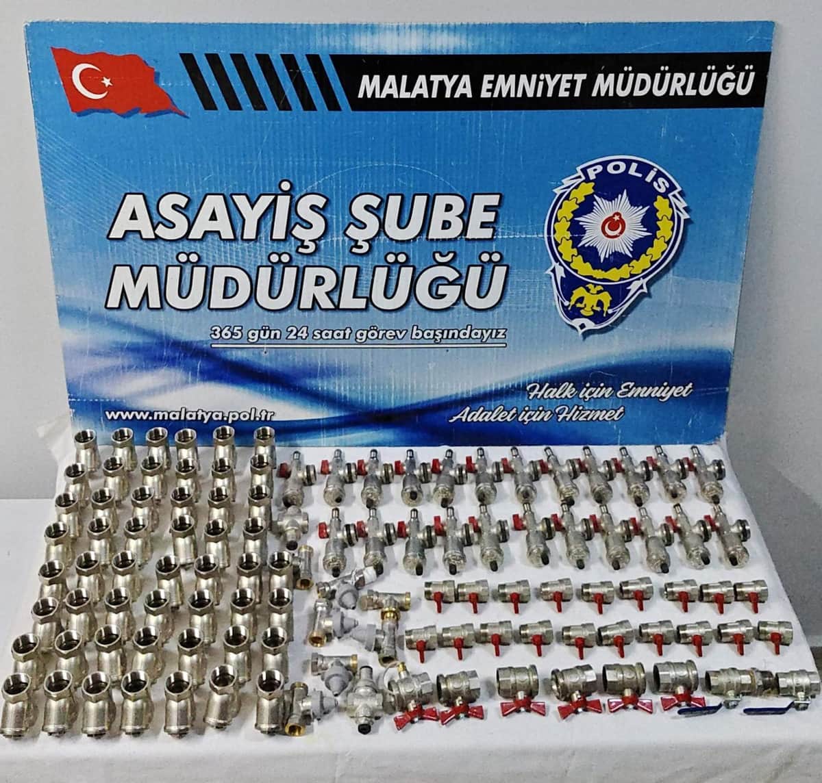 Çaldığı Tesisat Malzemeleriyle Yakayı Ele Verdi