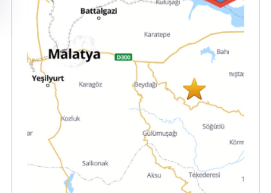 Battalgazi’de 4.0 Büyüklüğünde Deprem