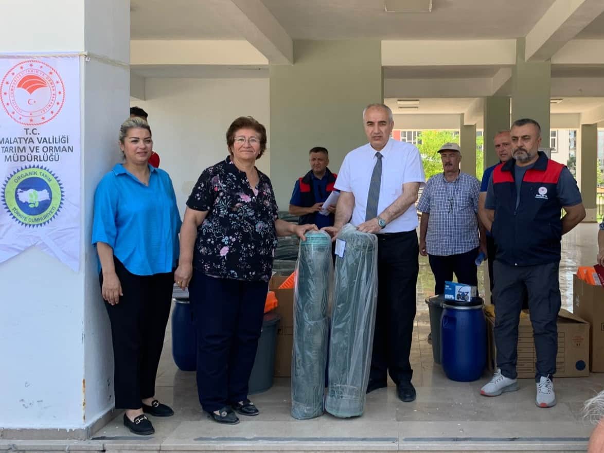 20 Üreticiye İyi Tarım Ekipmanı, 63 Üreticiye İse Kurutma Filesi Dağıtıldı