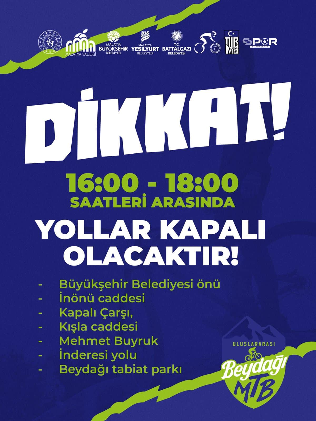 Uluslararası Beydağı Dağ Bisikleti Yarışı Kortej Sürüşü Başlıyor