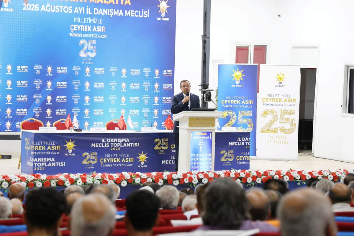 AK Parti Malatya İl Başkanı Bakan’dan 25. Yıl Açıklaması: "Türkiye’yi Geleceğe Hazırlıyoruz"