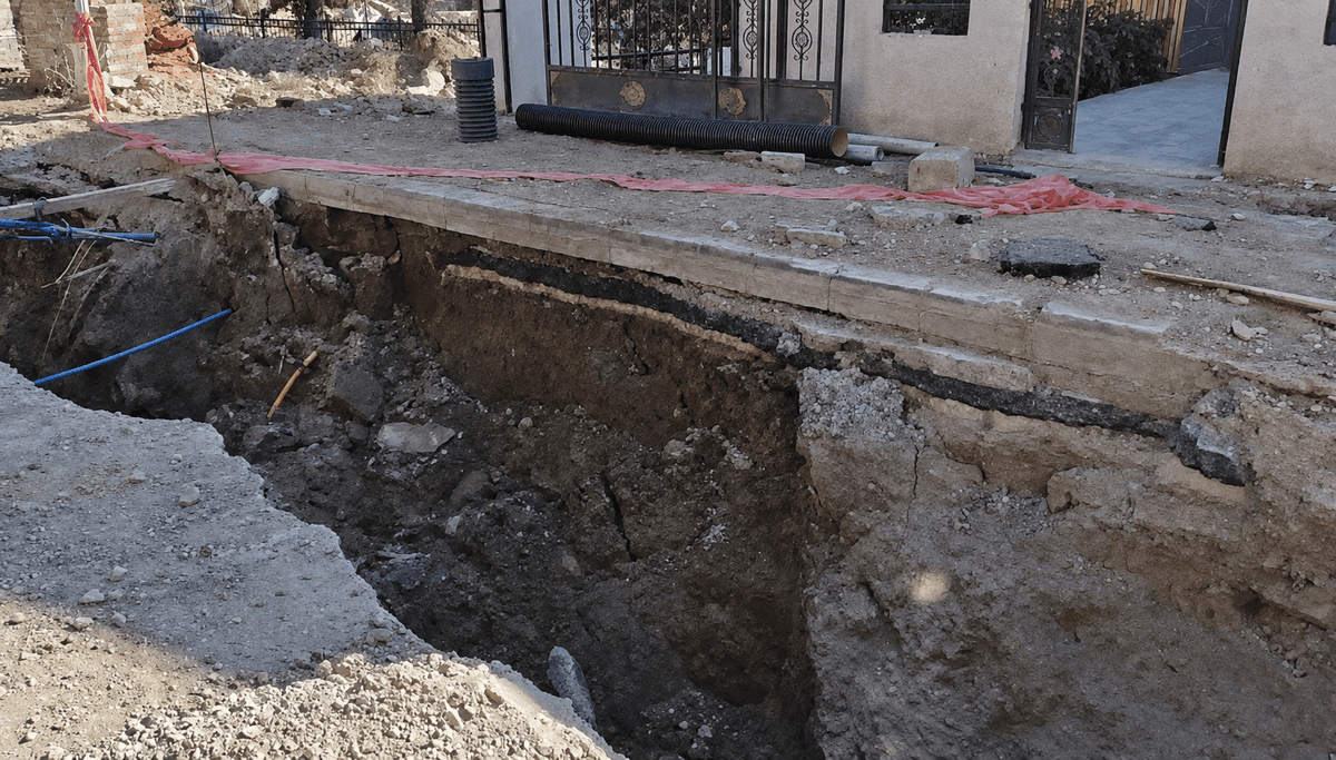 Bir Aydır Kapatılmayan Çukur Mahalleliyi Bezdirdi