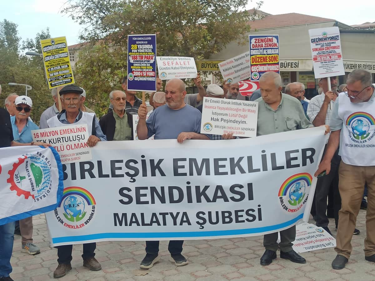Malatya’da Emeklilerden Seyyanen Zam Çağrısı
