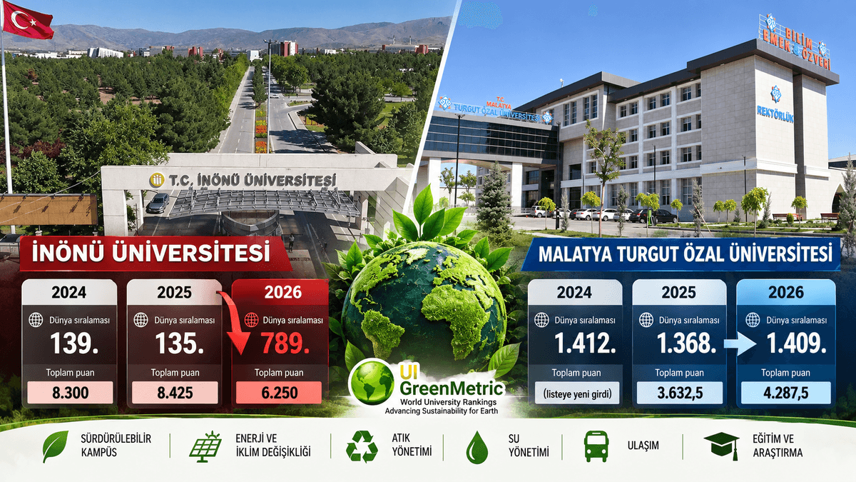 İlk 100 hedefiyle yola çıktı, İnönü Üniversitesi 789’unculuğa geriledi