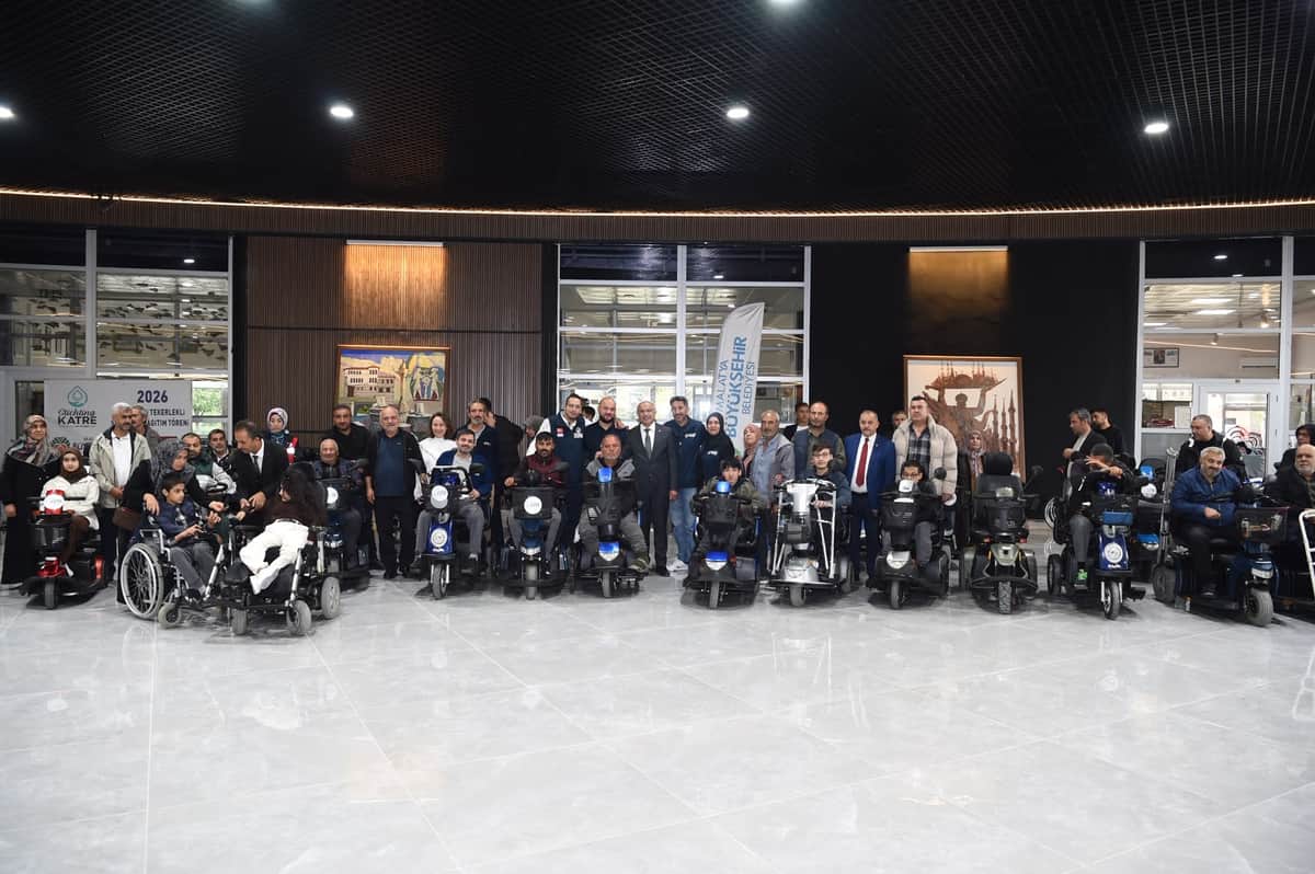 Malatya’da 80 Engelli Bireye Akülü Tekerlekli Sandalye Desteği
