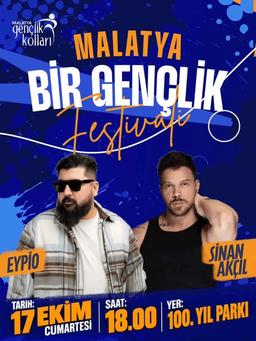 Eypio ve Sinan Akçıl Malatya’da Sahne Alacak
