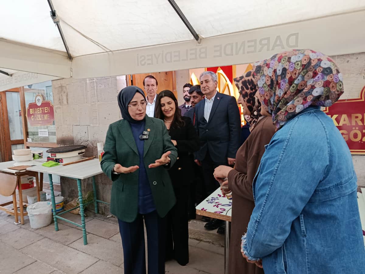 Milletvekili Yazmacı’dan Darende’de Kadın Girişimcilere Destek