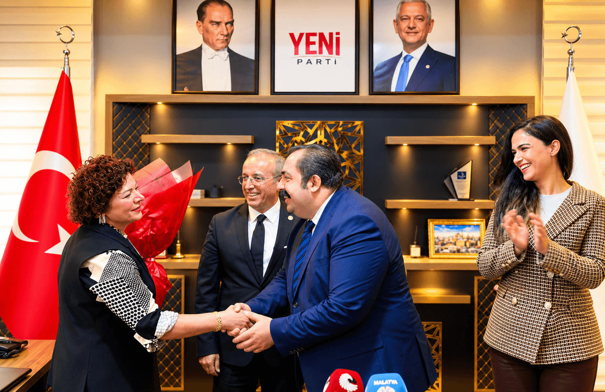 YENİ Parti Malatya İl Başkanlığında Devir Teslim: Basri İlhan Görevi Devraldı