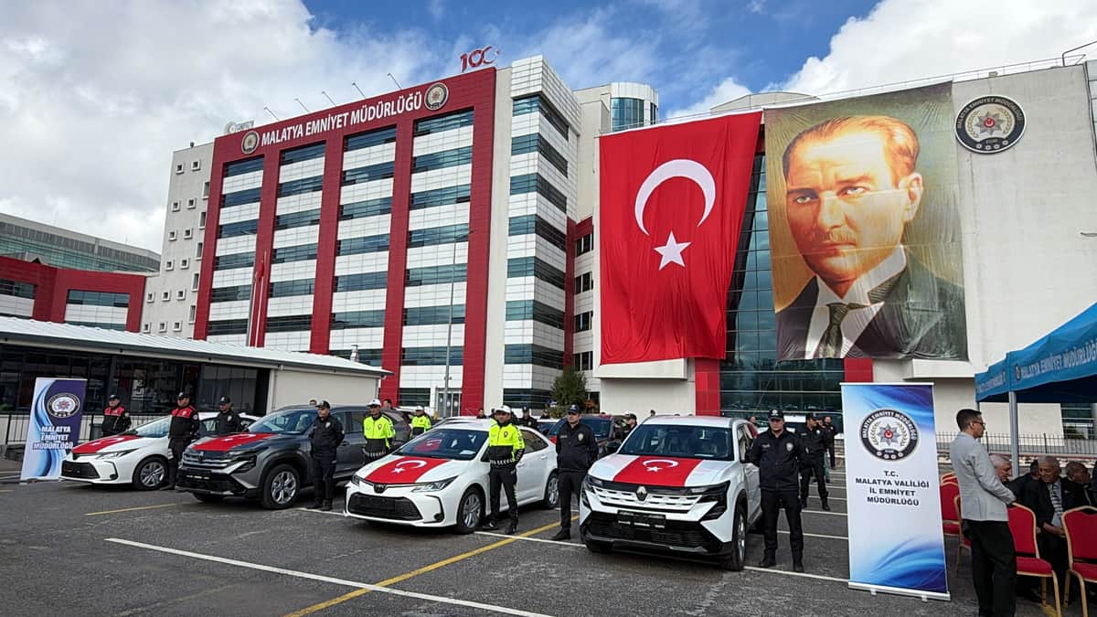 Malatya Emniyetine 16 Yeni Araç: Vali Yavuz’dan Suçla Mücadelede Kararlılık Mesajı