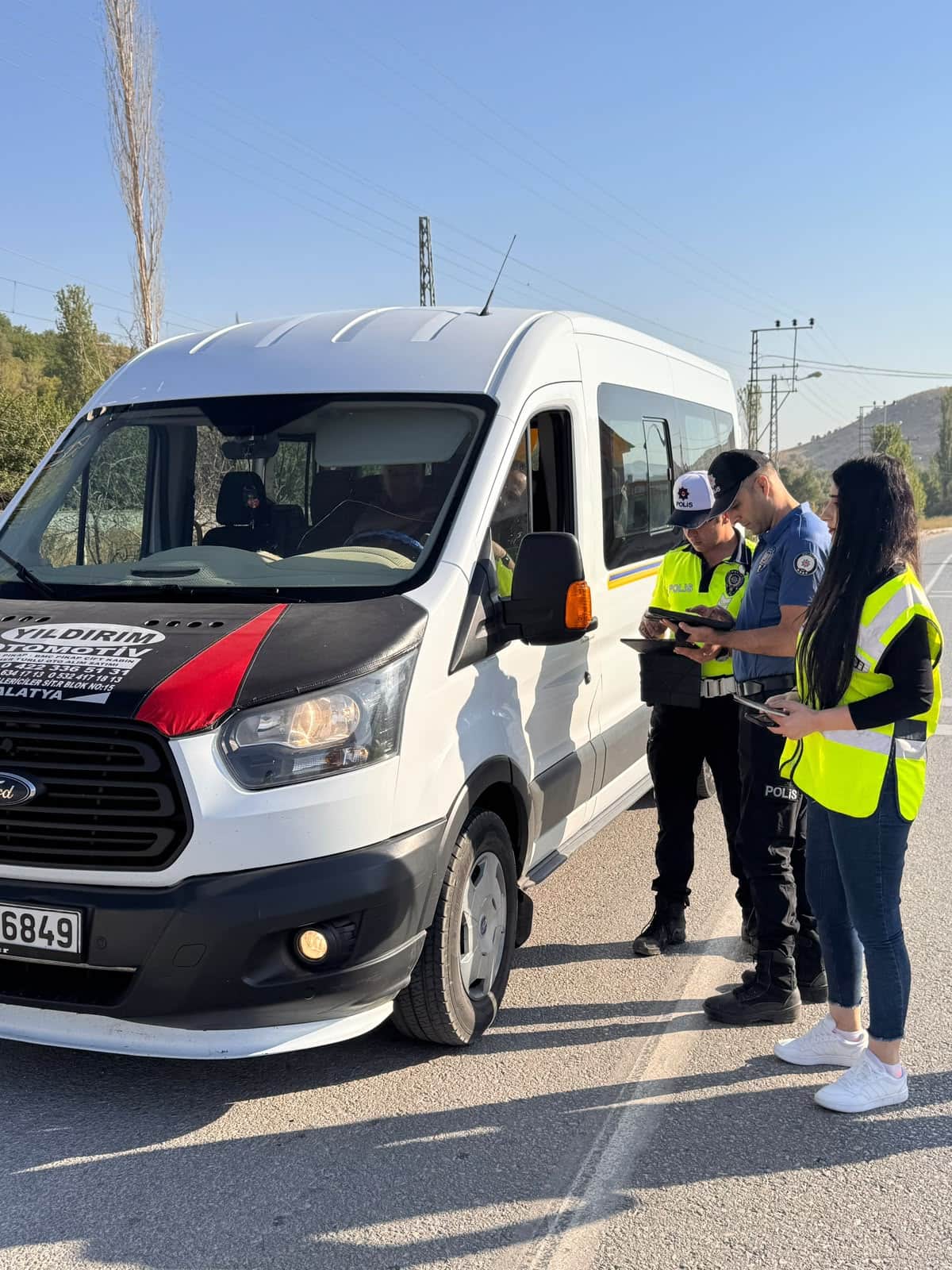 Doğanşehir’de Okul Servis Şoförlerine Sıkı Trafik Uyarısı