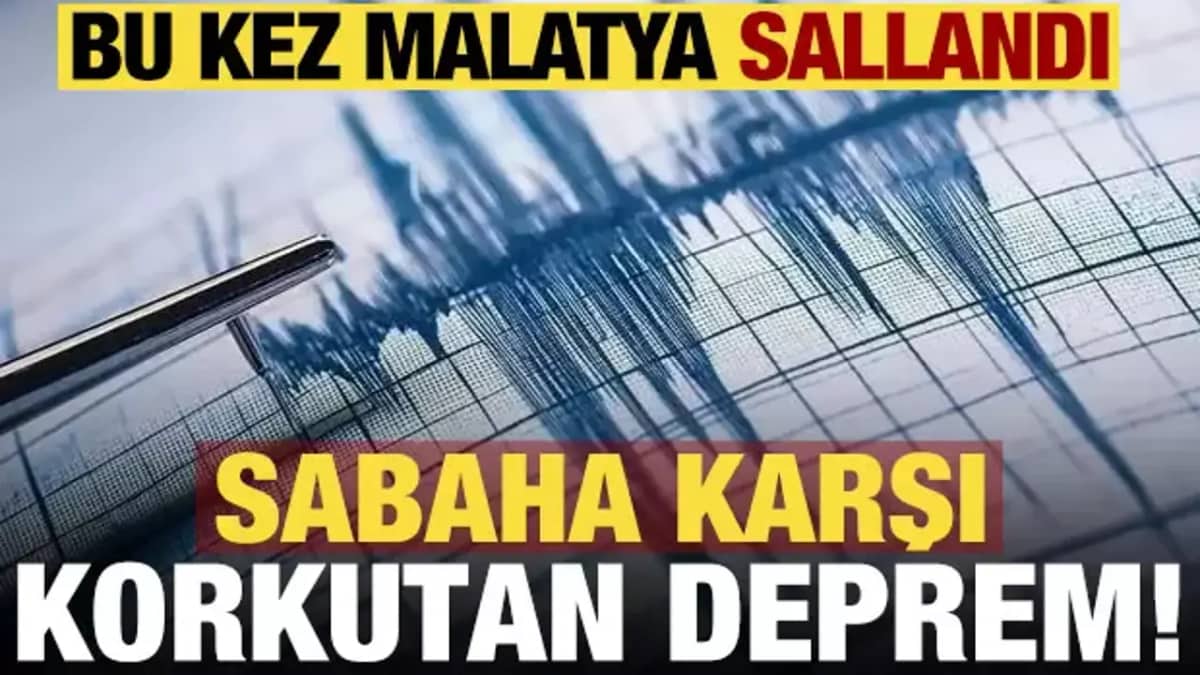 Malatya Pütürge’de 4.5 Büyüklüğünde Deprem