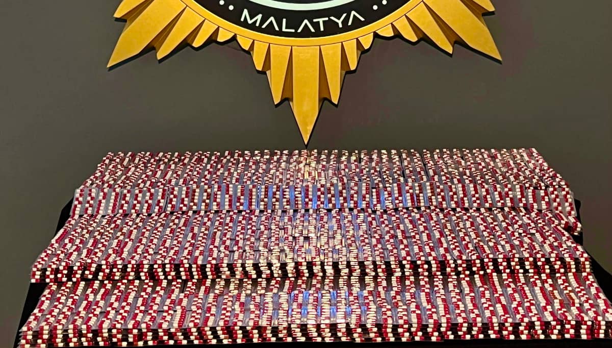 Malatya'da Uyuşturucu Operasyonu: 28 Bin 630 Hap Ele Geçirildi