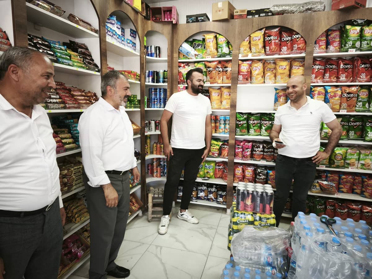 HÜDA PAR Heyeti Akçadağ’da Esnafın Nabzını Tuttu