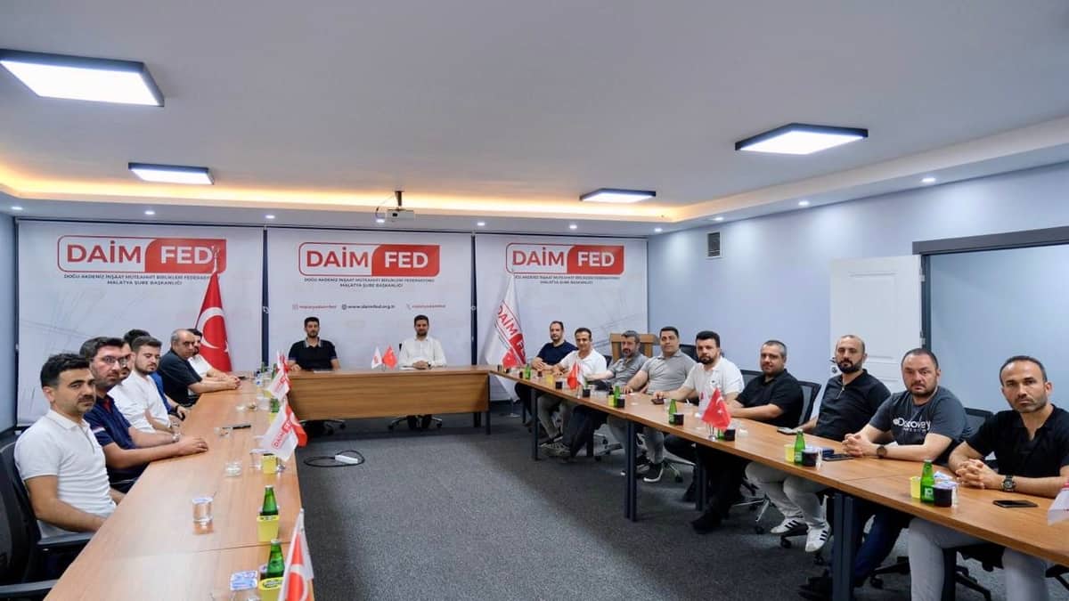 Malatya’da Yapı Güvenliği İçin Ortak Masa: DAİMFED ve Yapı Denetim Birliği Harekete Geçti