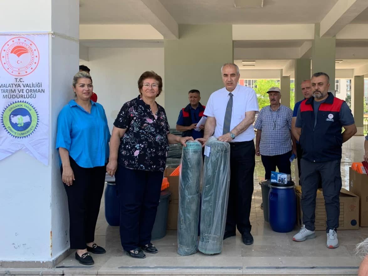 20 Üreticiye İyi Tarım Ekipmanı, 63 Üreticiye İse Kurutma Filesi Dağıtıldı