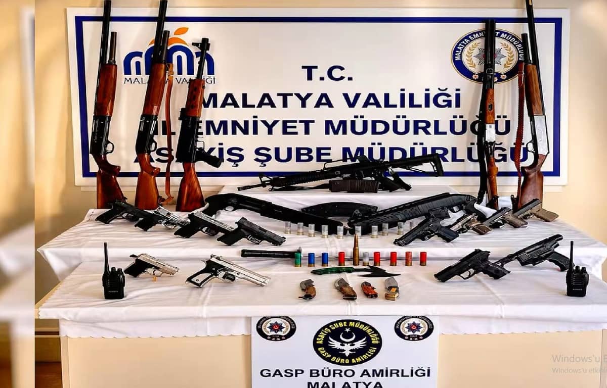 Malatya'da Silah Teşhirine Büyük Operasyon: 56 Şüpheli Yakalandı