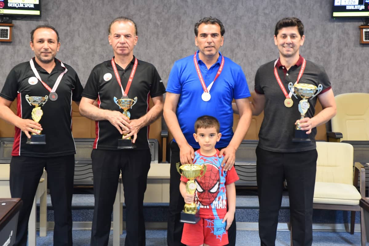3. Bant Bilardo Şampiyonası Tamamlandı