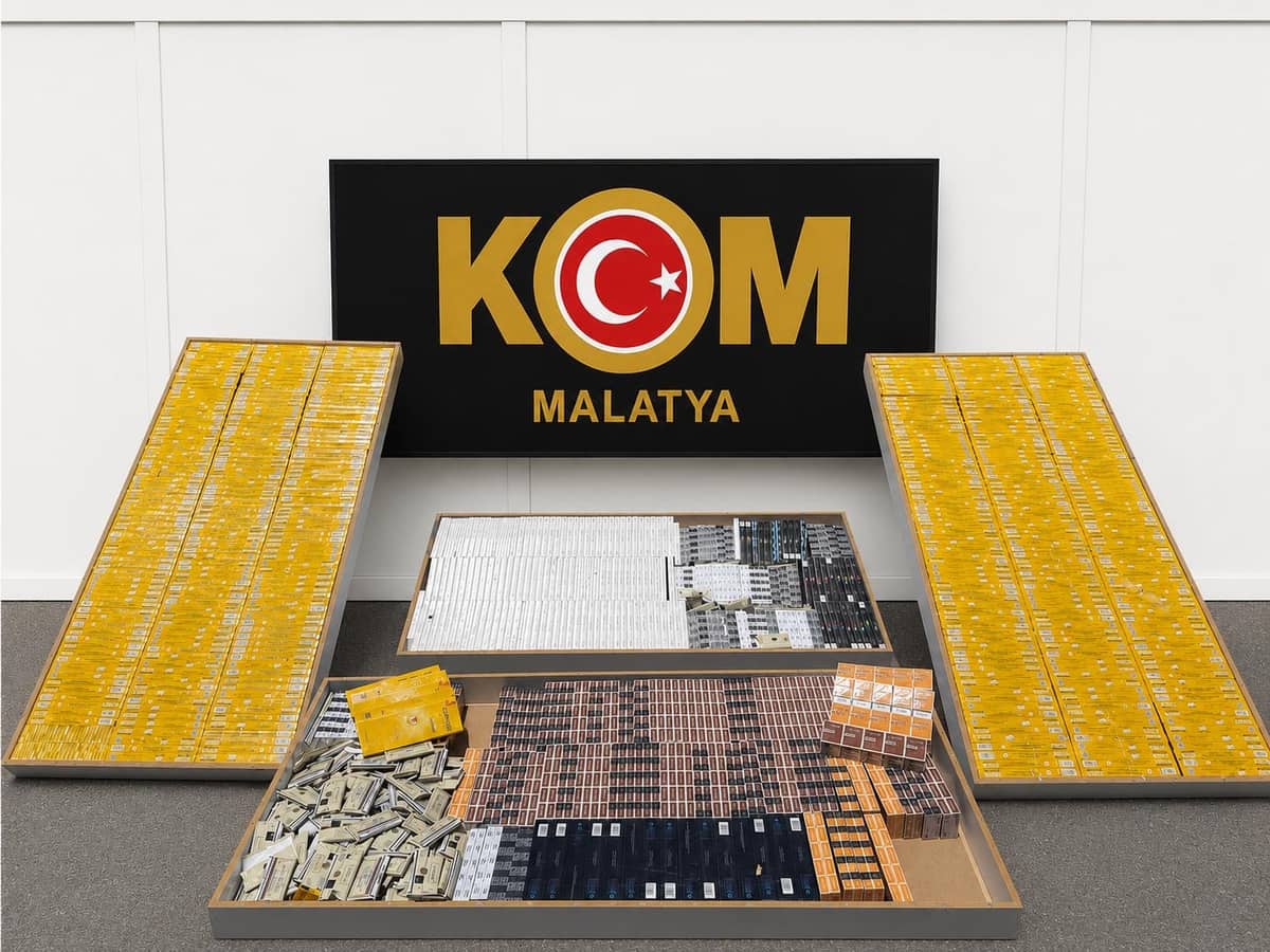 Malatya’da Kaçak Sigara Operasyonu: 7 Bin 330 Paket Ele Geçirildi