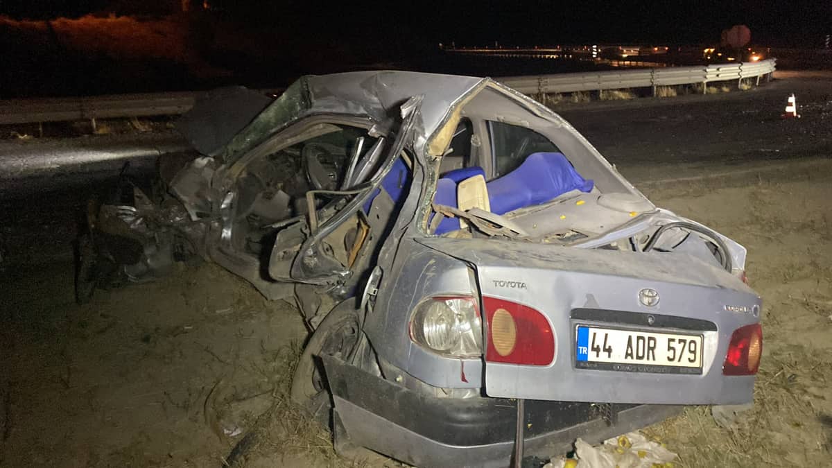 Hekimhan’da Feci Kaza: 1 Ölü, 1 Yaralı
