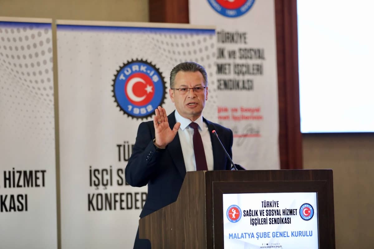 Türkiye Sağlık-İş Malatya Şubesi’nde Kenan Karateke Yeniden Başkan Seçildi