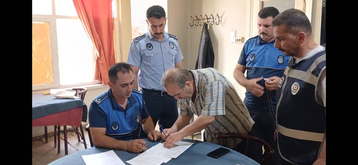 Battalgazi’de Kumar Oynatılan İş Yerlerine Mühürleme İşlemi