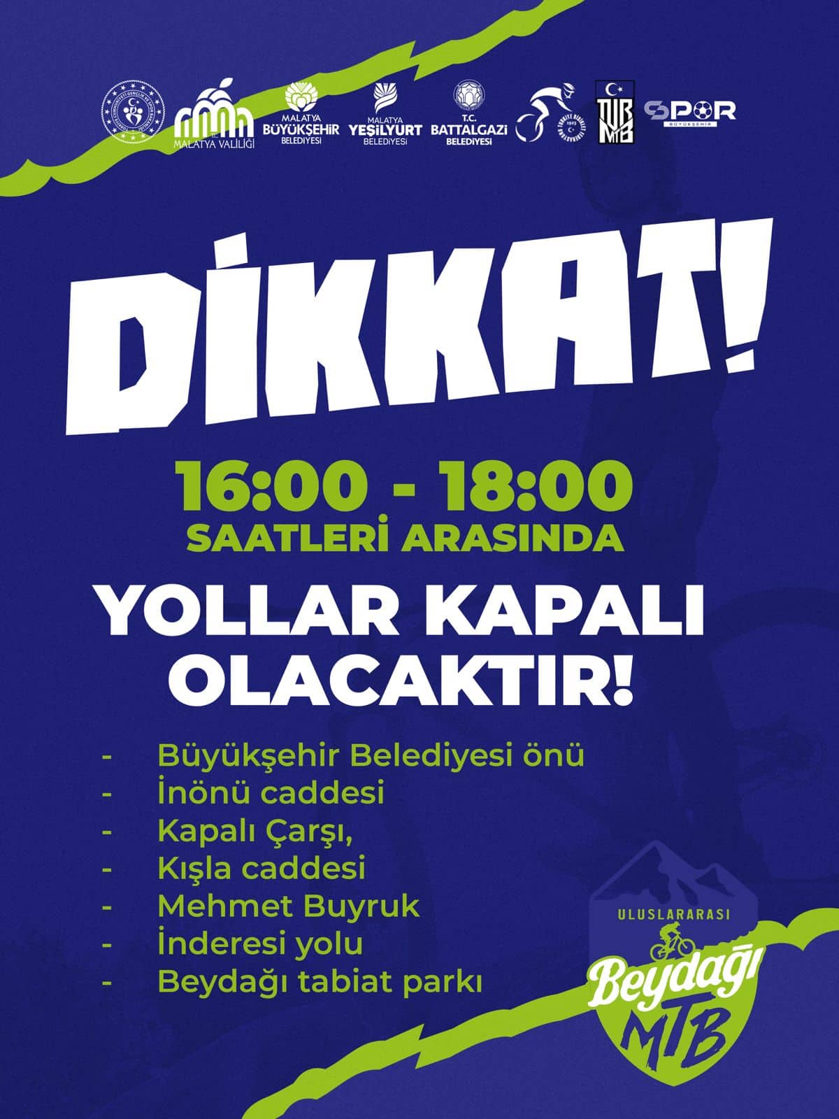 Uluslararası Beydağı Dağ Bisikleti Yarışı Kortej Sürüşü Başlıyor