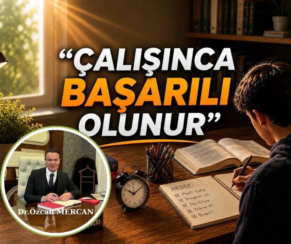 LGS ve YKS’de Başarının Şifresi: “Çalışınca Oluyor!”