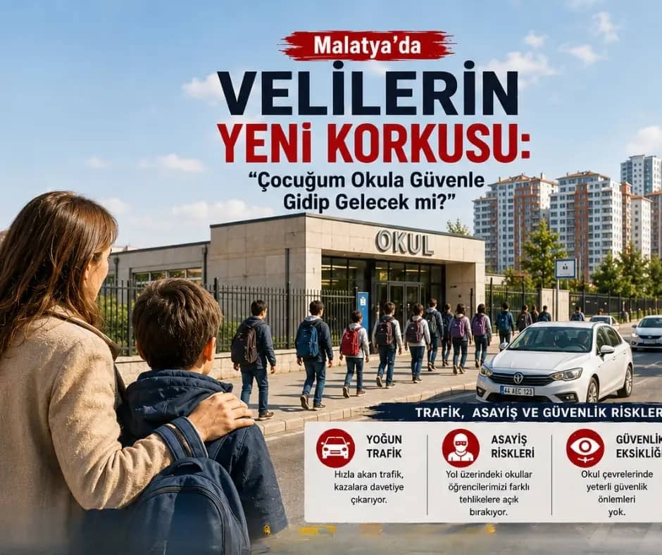Malatya’da Velilerin Yeni Korkusu: “Çocuğum Okula Güvenle Gidip Gelebilecek mi?”