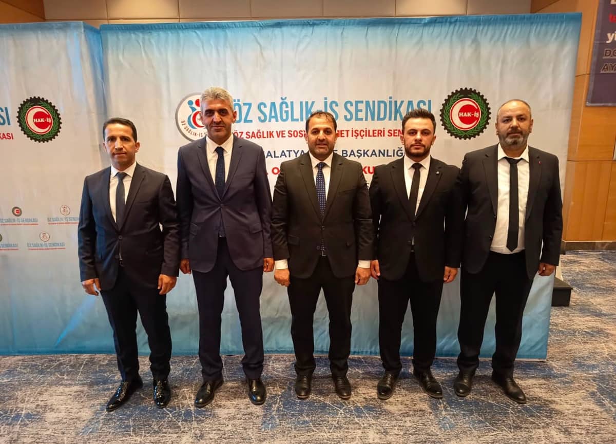 Öz Sağlık-İş Malatya Şubesi’nde Türkoğlu Güven Tazeledi