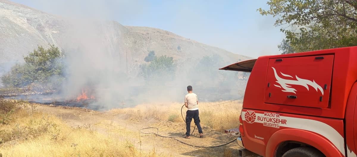 Otluk Alan ve Metruk Binada Yangın