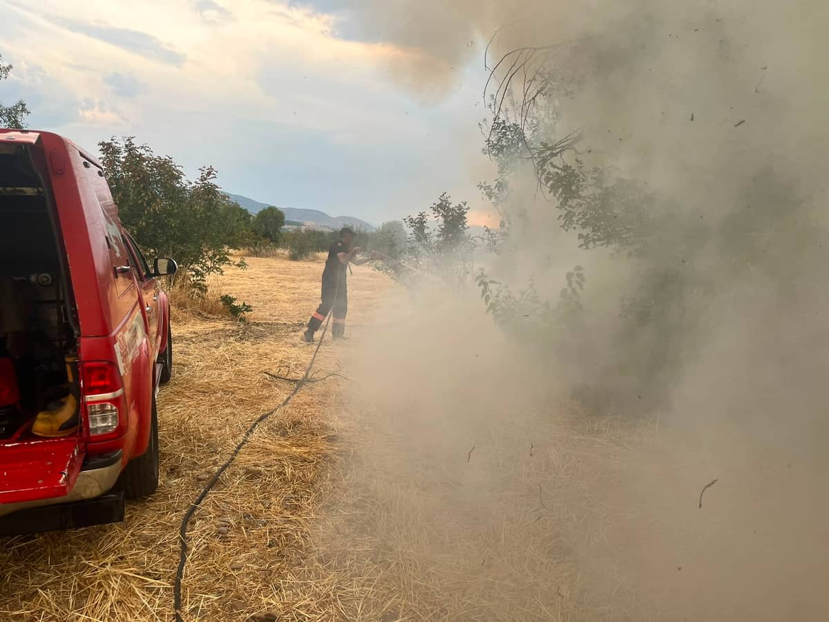 Malatya’da Beside Yangın