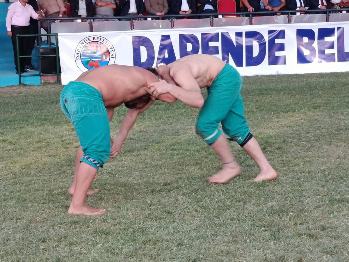 Zengibar’ın Başpehlivanı Feyzullah Aktürk Oldu
