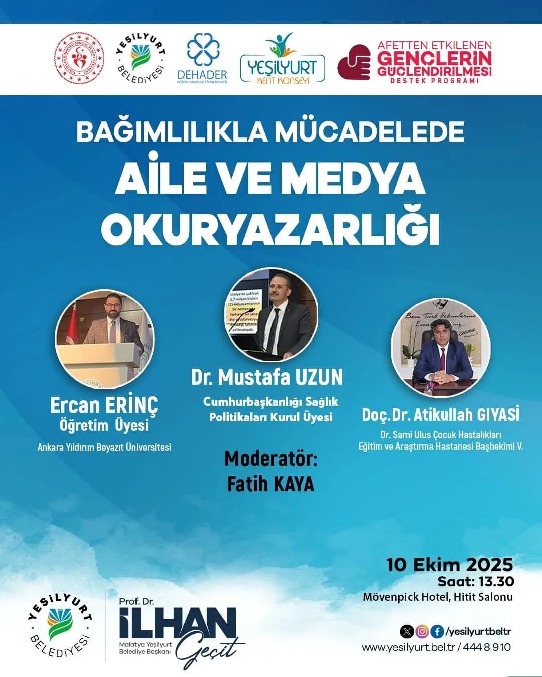 Yeşilyurt Belediyesi’nden Gençlere Yönelik Farkındalık Paneli!
